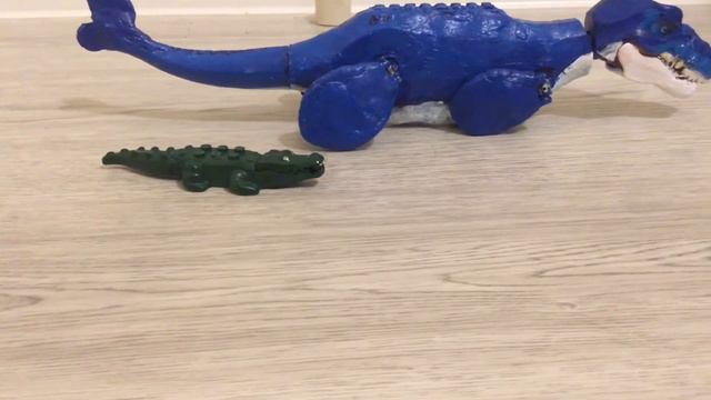 МОЗАЗАВР ЛЕГО МИР ЮРСКОГО ПЕРИОДА l Лего кастом #mosasaurus смотреть онлайн