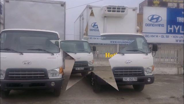Xe Tải Hyundai HD72, Hyundai HD65, Xe Tải Thùng Kín 3.5 Tấn, Thùng Bạt 3.5 Tấn