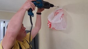 Работа с перфоратором, как делать правильно делать отверстия в стене