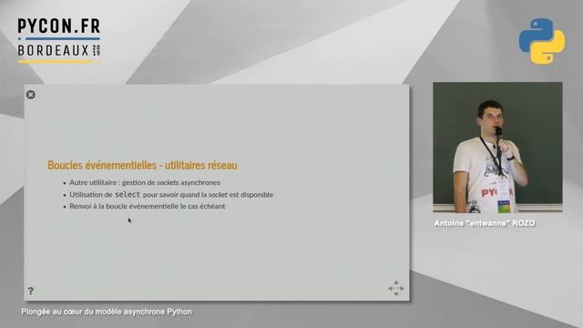 PyConFR 2019 - Plongée au cœur du modèle asynchrone Python - Antoine "entwanne" Rozo смотреть онлайн