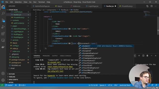 React Context Hook : Création du menu (Partie 16) смотреть онлайн