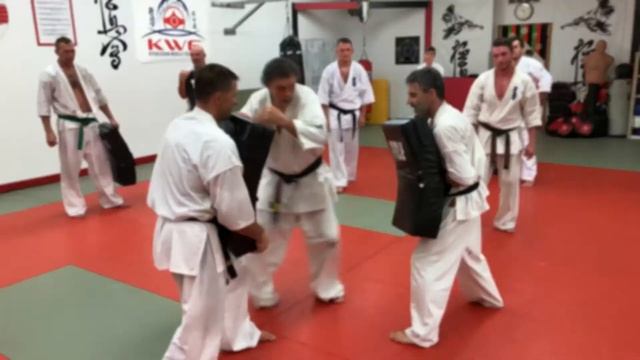 Kyokushin Karate training with Shihan Samitowski at Kanku Dojo смотреть онлайн
