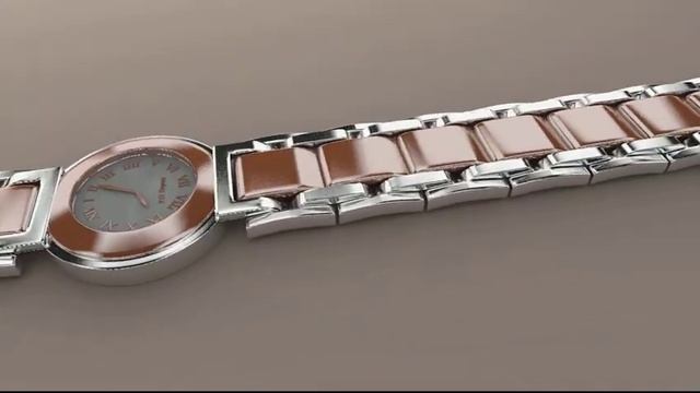 Vue en 3D de la création de ma montre en 3D sur Blender смотреть онлайн