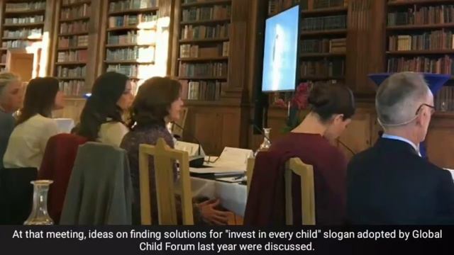Swedish Royal Family attended PAB meeting of Global Child Forum смотреть онлайн