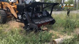 Мульчер навесной с автономным двигателем