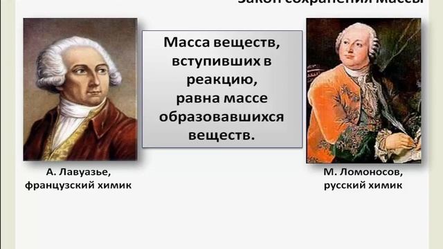Язык химии. Уравнения химических реакций смотреть онлайн