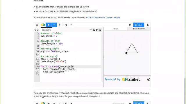 Coding Polygons in Python смотреть онлайн