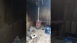 #печка на отработке для гаража# и не только #своими руками нюансы изготовления.