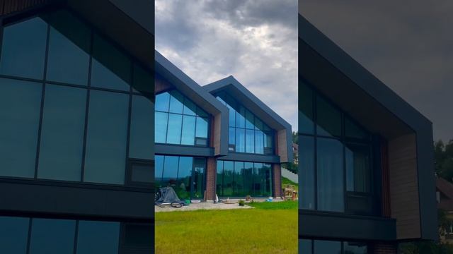 Остекление загородного дома алюминиевым профилем ? www.alumir32.ru смотреть онлайн