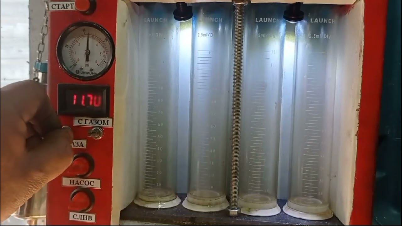 Тест на производительность форсунка синяя 2325021040 и форсунка зеленая 2325021020 двигатели 1 и 2NZ смотреть онлайн