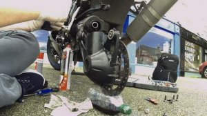 BMW K1200S Final Drive Oil Change. How to change the oil in rear wheel drive gearbox on BMW K1200 S