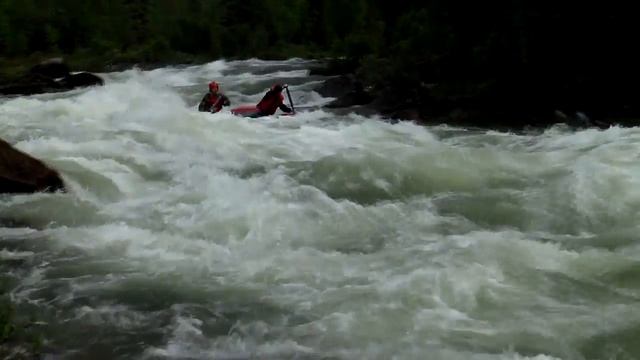 Сatamaran on the Mana river BMP water rapids  сплав по реке Мана июнь 2016 большой манский порог