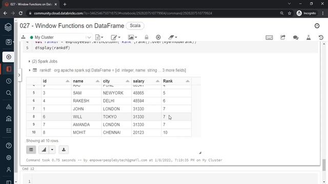29. Window Function rank & dense_rank смотреть онлайн