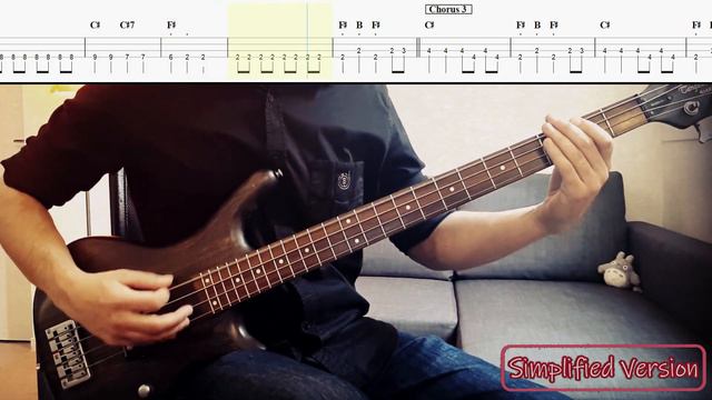 Girls Talk - Dave Edmunds | Simplified bass line with tabs #40 смотреть онлайн