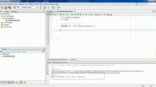 How to Write and Run Java Program in NetBeans IDE Demo смотреть онлайн