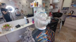 Градуированное каре. Срезы. Укладка феном.