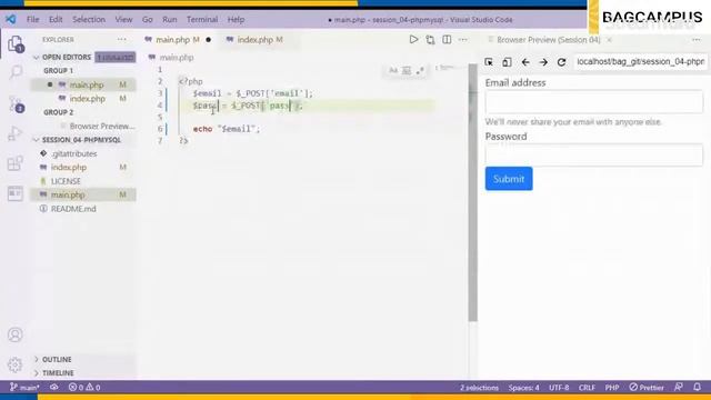 Web Development - PHP & MySql | Bagcampus Power Camp 2021 | Session 04 смотреть онлайн