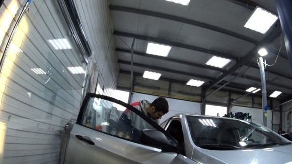 АТЕРМАЛЬНАЯ ТОНИРОВКА  UltraVision Xair 80 BL на HYUNDAI SOLARIS