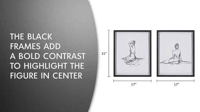 The Feminine Figures Deckle Edge Sketch Wall Art Set смотреть онлайн