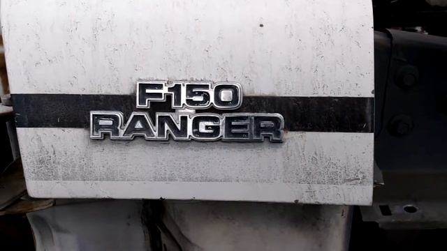 Wrecked 1978 Ford F150 in a junk yard смотреть онлайн