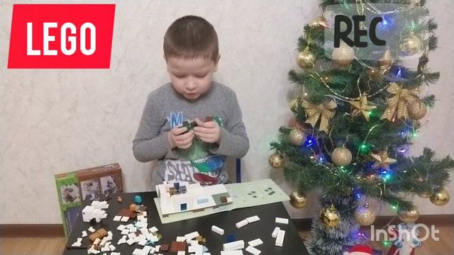 Lego MINECRAFT The Polar Igloo 2020 смотреть онлайн