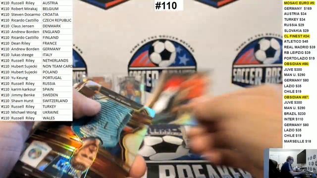 2020 Panini Select UEFA Euro Soccer 4 Box Mixer Pick your Team Break #110 (SOCCER BREAKERS FC) смотреть онлайн