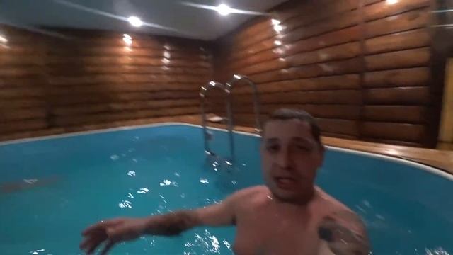 VLOG: Русская Баня, пар, баня, бассейн, снег, после катания на горных лыжах, смотреть онлайн