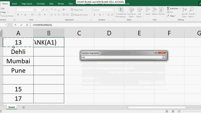 COUNT BLANK and NON BLANK CELLS in EXCEL смотреть онлайн