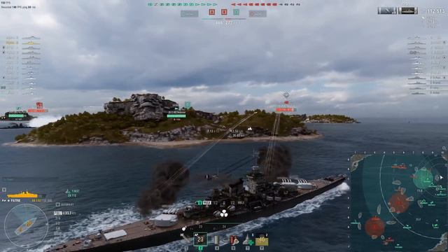 Patrie - Review - Super French Battleship | World of Warships смотреть онлайн