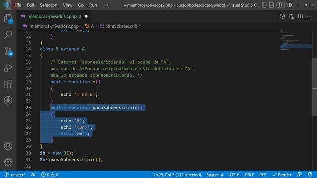 PRIVATE en PHP | Metodos PRIVADOS EN PHP | Propiedades PRIVADAS en PHP - Scope en PHP (parte 2) смотреть онлайн