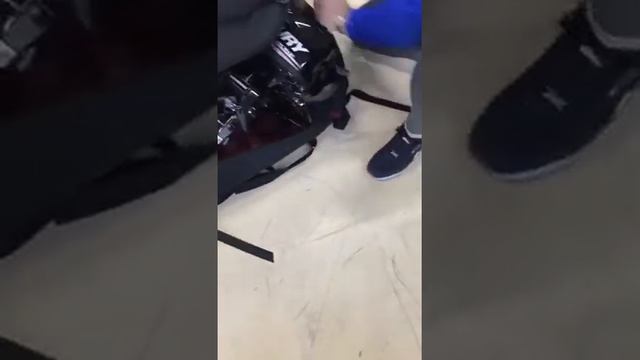 Укладка мотора в сумку SPASS 4-9.8 л.с.