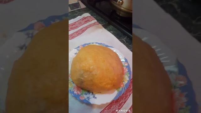 Постная лепешка с капустой. смотреть онлайн