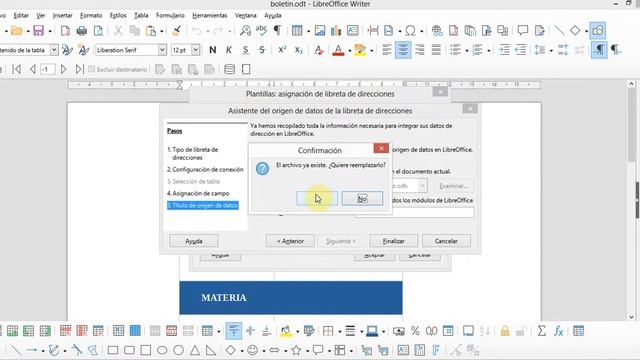 tutorial - libreoffice 7.1.0 - Writer (9) combinar correspondencia смотреть онлайн