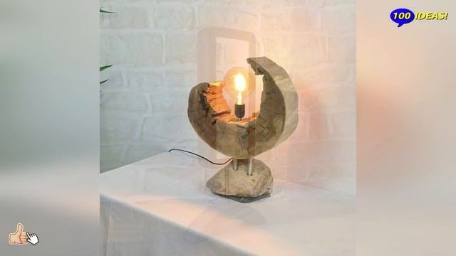 Homemade Wood Table Lamps, Chandeliers! 50 Ideas For Inspiration