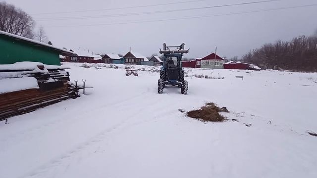 Работаем на мтз 82 по хозяйству, часть 1 смотреть онлайн