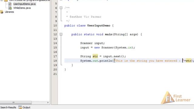 Getting User Input using Scanner in Java, Tutorial 10 | Learn Java Programming смотреть онлайн