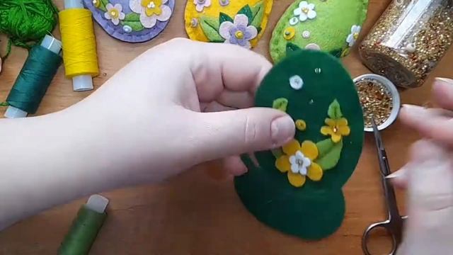 Пасхальный декор | Пасхальные яйца из фетра | Easter decoration DIY смотреть онлайн
