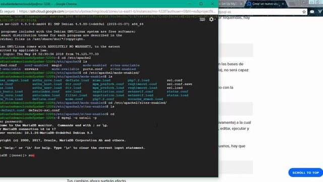 Crear instancia de VM en la nube de Google Cloud Platform y desplegar una aplicación PHP смотреть онлайн
