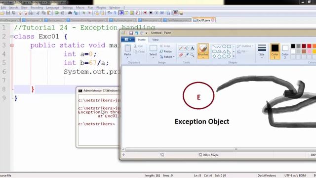 Java Programming Tutorial 24 - Using Try and Catch Block to Handle Exception смотреть онлайн