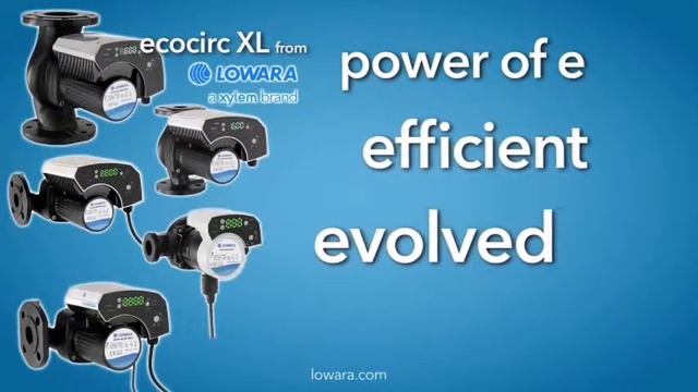 Lowara (Xylem) ECOCIRC XL : Pompe de chauffage, circulateur, heating pump - MOTRALEC смотреть онлайн