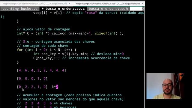 ICC2 (3) Aula 4 (ao vivo) - Counting sort e Bucketsort : implementação смотреть онлайн