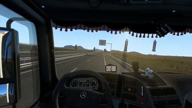ETS2 1.40 Mercedes MP2 Black Edition Madrid to Zaragoza смотреть онлайн