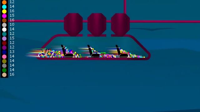 Survive the Monorail Coaster | Survival Race | Algodoo Marble Race смотреть онлайн