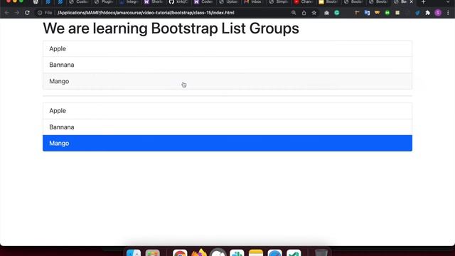 Bootstrap 5 Bangla Tutorial | Bootstrap List Groups | Part 15 смотреть онлайн