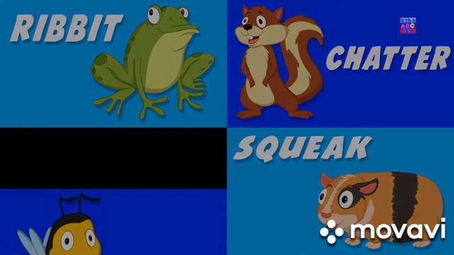 Звук животные | учим звук животных| детские рифмы| детская песня | 1 час без остановки