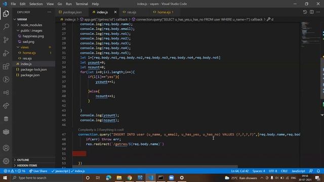 Quiz app(Nodejs,MySQL) смотреть онлайн