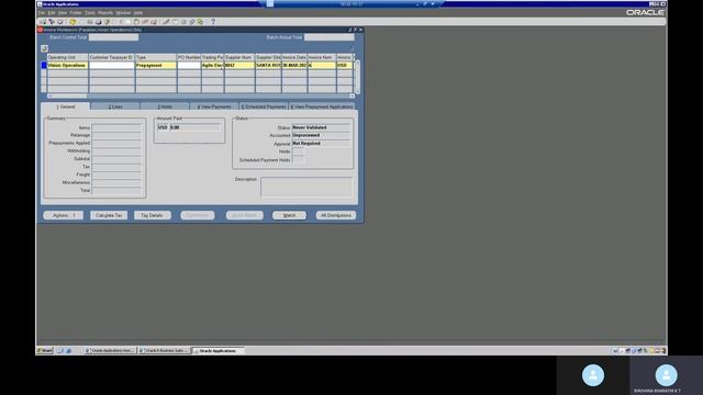 Oracle Financials - R 12 AP Prepayments смотреть онлайн