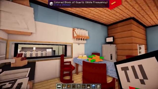 КУХНЯ и ГОСТИНАЯ КОМНАТА в майнкрафт Серия 30 Minecraft Строительный креатив 2 смотреть онлайн