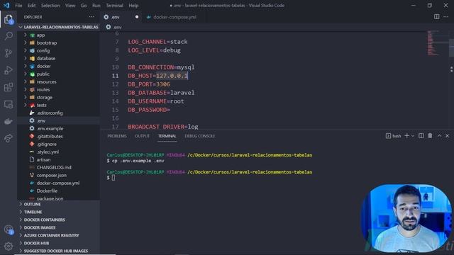 02 - Instalar o Laravel 8 com o Docker смотреть онлайн