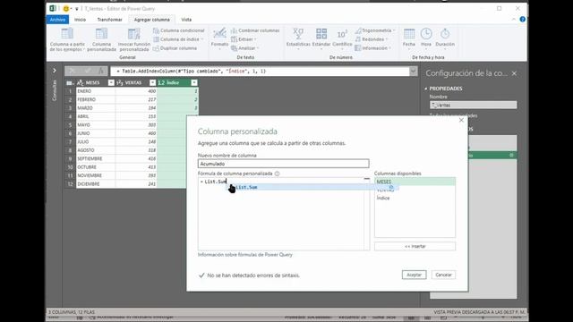 Excel genera acumulado con Consultas (PowerQuery) [Excel 2010-] смотреть онлайн